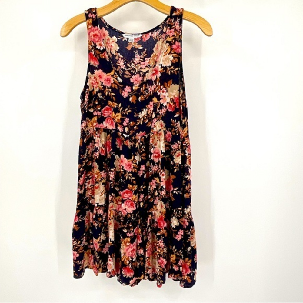 American Eagle Floral‎ Baby Doll Dress Size Small E32